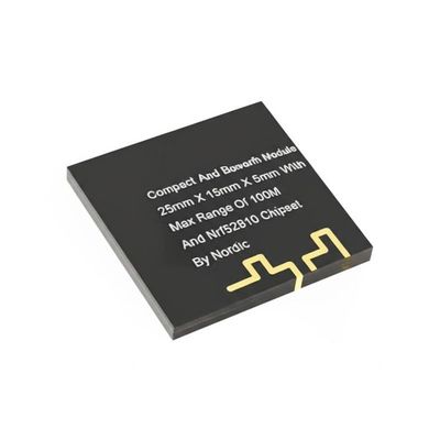 Kompakt ve Güçlü Bluetooth Modülü 25mm X 15mm X 5mm Maksimum 100M ve Nrf52810 Çipset ile Nordic tarafından